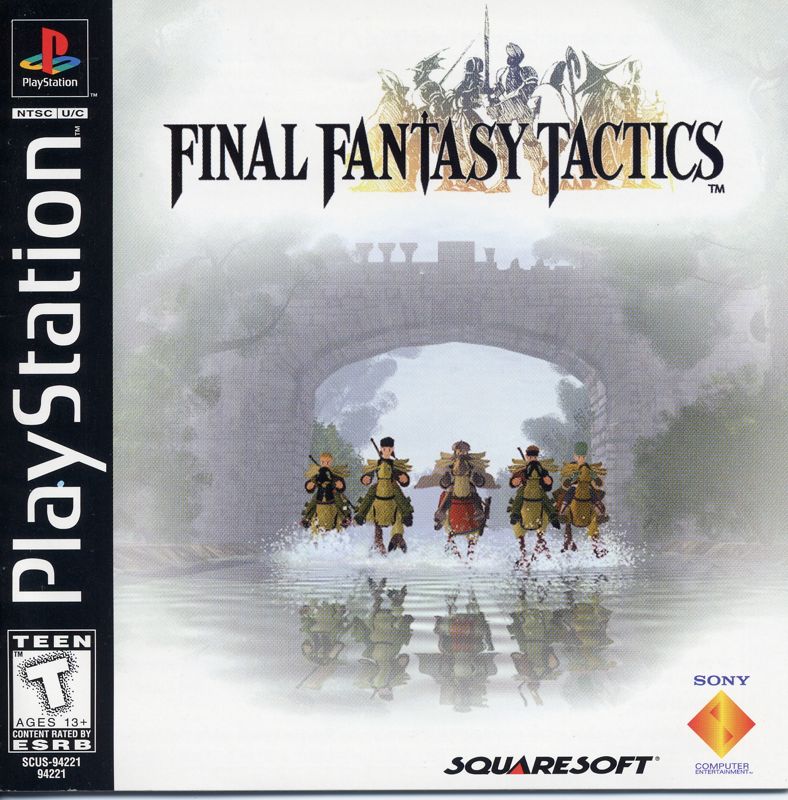 Final Fantasy Tactics box art for Playstation
